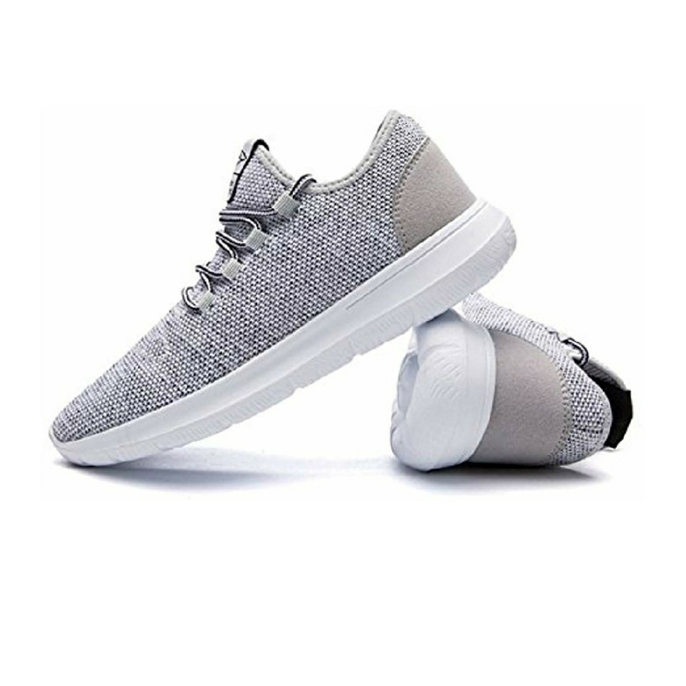 Men's Grey & White Sneakers